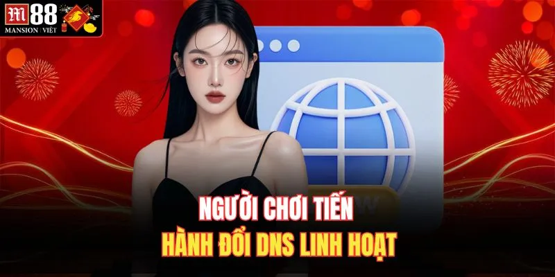 Người chơi tiến hành đổi DNS linh hoạt